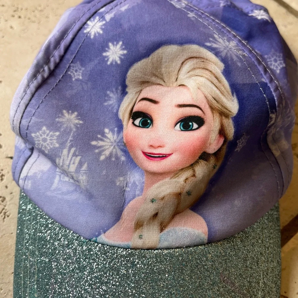 Disney Frozen Elsa Glittery Youth Hat adjustable